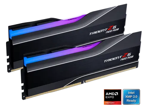 G. SKILL Trident Z5 Neo RGB Series AMD EXPO 32GB (2 x 16GB) 288-Pin PC RAM DDR5 6000 (PC5 48000) Desktop Memory Model F5-6000J3636F16GX2-TZ5NR
