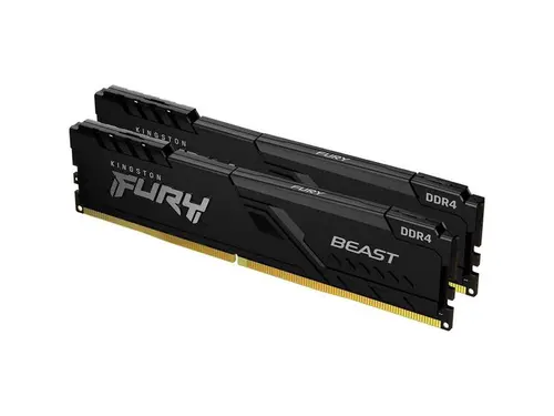 Kingston FURY Beast 16GB (2 x 8GB) 288-Pin PC RAM DDR4 3200 (PC4 25600) Memory (Desktop Memory) Model KF432C16BBK2/16