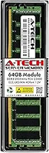 A-Tech 64GB RAM Replacement for Hynix HMAA8GL7CPR4N-WM | DDR4 2933MHz PC4-23400 (PC4-2933Y) 4DRx4 (4Rx4) 1.2V ECC LRDIMM Load Reduced DIMM 288-Pin Memory Module
