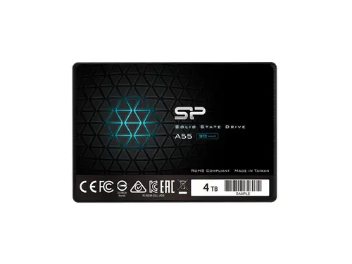 Silicon Power 4TB SSD 3D NAND A55 SLC Cache Performance Boost SATA III 2.5' 7mm (0.28') SSD Internal Solid State Drive (SU004TBSS3A55S25NE)