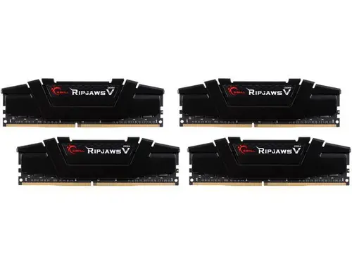 G. SKILL Ripjaws V Series 64GB (4 x 16GB) 288-Pin PC RAM DDR4 3200 (PC4 25600) Desktop Memory Model F4-3200C16Q-64GVK