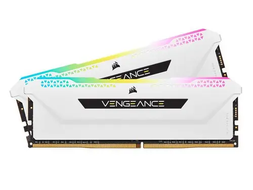 CORSAIR Vengeance RGB Pro SL 32GB (2 x 16GB) 288-Pin PC RAM DDR4 3200 (PC4 25600) Desktop Memory Model CMH32GX4M2E3200C16W