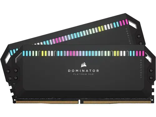 CORSAIR Dominator Platinum RGB 32GB (2 x 16GB) 288-Pin PC RAM DDR5 6400 (PC5 51200) Desktop Memory Model CMT32GX5M2B6400C32