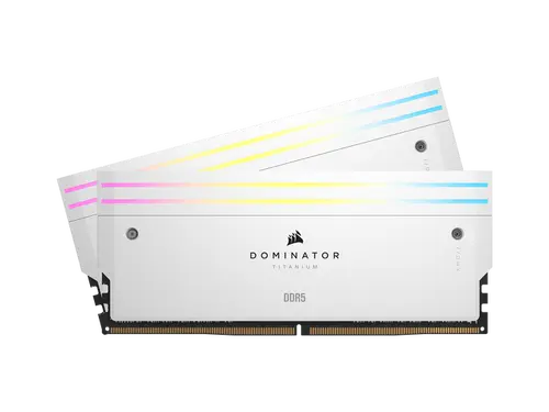 CORSAIR Dominator Titanium 32GB (2 x 16GB) DDR5 6000 (PC5 48000) Desktop Memory Model CMP32GX5M2B6000C30W