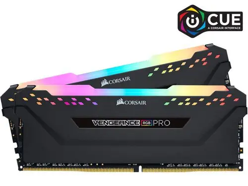 CORSAIR Vengeance RGB Pro 16GB (2 x 8GB) 288-Pin PC RAM DDR4 3200 (PC4 25600) Desktop Memory Model CMW16GX4M2E3200C16