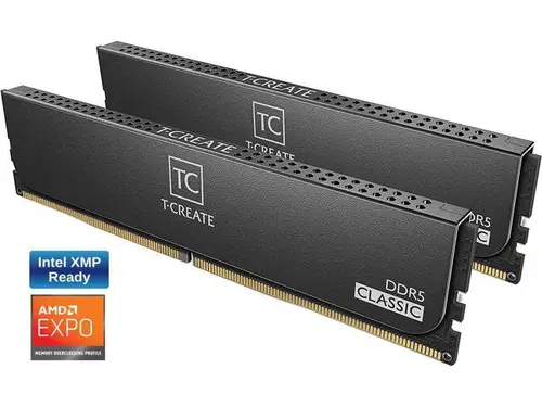 Team T-CREATE CLASSIC 32GB (2 x 16GB) 288-Pin PC RAM DDR5 5600 (PC5 44800) Desktop Memory Model CTCCD532G5600HC46DC01