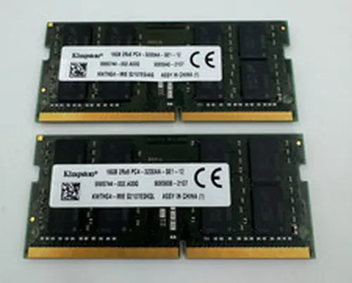 Kingston 32GB Kit 2x16GB DDR4-3200 PC4-3200AA 2Rx8 SODIMM KWTHG4-MIE