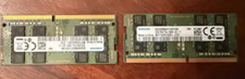 SAMSUNG 32GB (2x 16GB) 2Rx8 PC4-2666V DDR4 Laptop Memory SoDimm M471A2K43DB1-CTD
