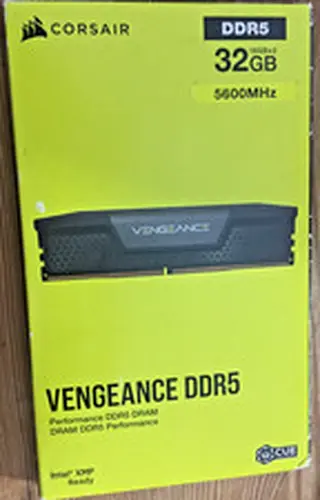 New Corsair VENGEANCE 32GB (2x16GB) Memory DDR5-5600MHz RAM Intel XMP Ready