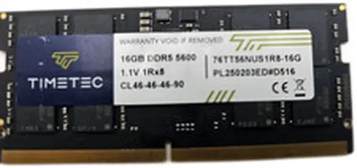 TIMETEC 16GB PC5-5600B DDR5 SODIMM 260-Pin Memory Laptop RAM