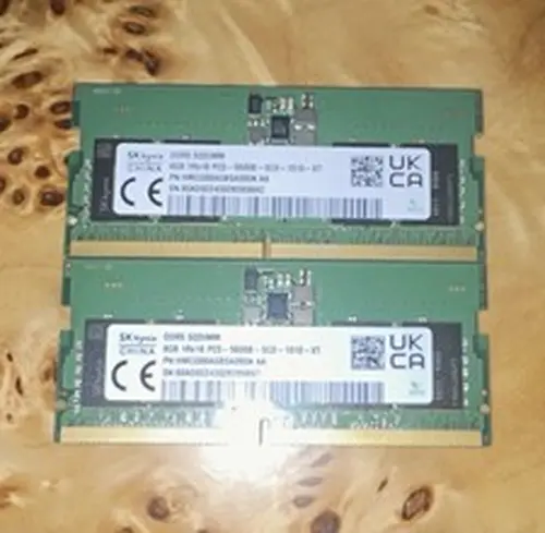SK Hynix 16GB DDR5 5600MHz SODIMM RAM 2x8GB - Laptop Memory - HMCG66AGBSA095N