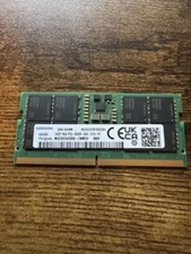 Samsung 16 GB DDR5 1Rx8 PC5-5600B Laptop SODIMM Memory RAM