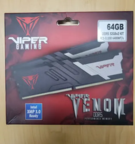 Patriot Viper Venom 64GB (2 x 32GB) PVV564G640C32K DDR5 64GblB