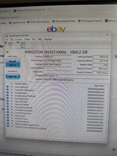 KINGSTON 1TB SSD NV2-SNV2S/1000G- SSD-95% HEALTH