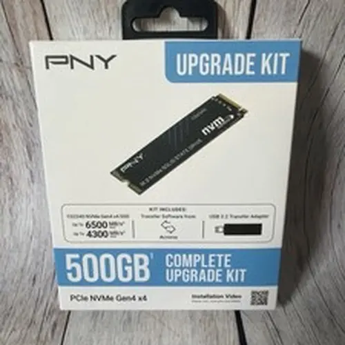 NEW PNY 500GB M.2 NVMe Gen4 X4 Internal SSD Upgrade Kit