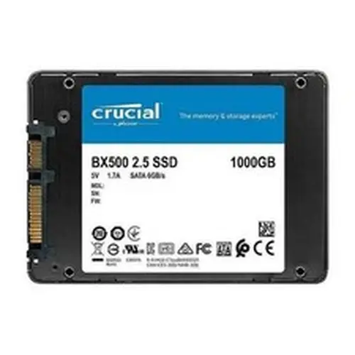 Crucial BX500 1TB SATA III 2.5" Internal SSD (CT1000BX500SSD1)