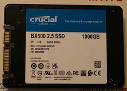 Crucial BX500 2.5 SATA 1TB SSD CT1000BX500SSD1 Previously Still