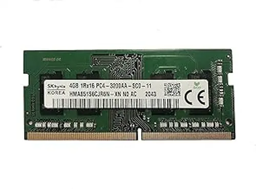 SK Hynix 4GB DDR4 3200MHz PC4-25600 1.2V 1R x 16 SODIMM Laptop RAM Memory Module HMA851S6CJR6N-XN, OEM Package