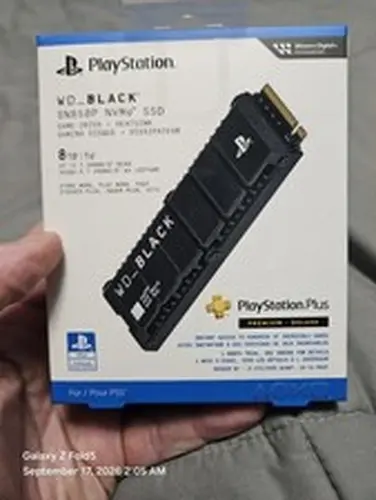 WD_BLACK 8TB SN850P NVMe SSD for PS5 - Heatsink - 4 Months Old w/ Box