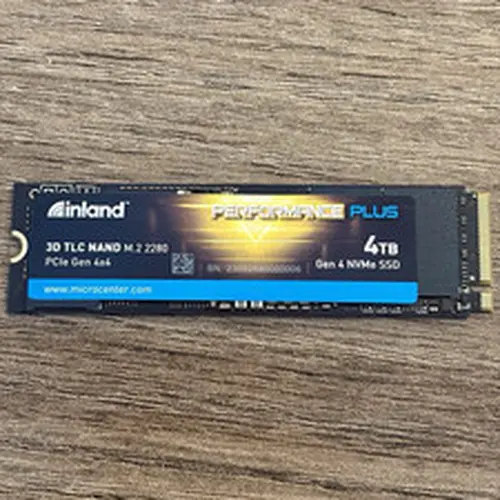 Inland Performance Plus 4TB M.2 2280 PCIe Gen4 NVMe SSD 3D TLC NAND