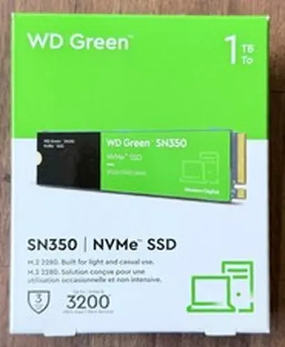 Western Digital 1TB WD Green SN350 NVMe Internal SSD Solid State Drive