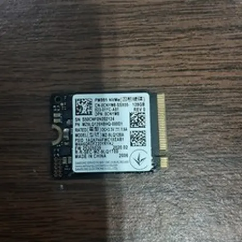 SAMSUNG PM991 128GB SSD M.2 2230 PCIE 3.0 X4 NVME SOLID STATE DRIVE - BLACK