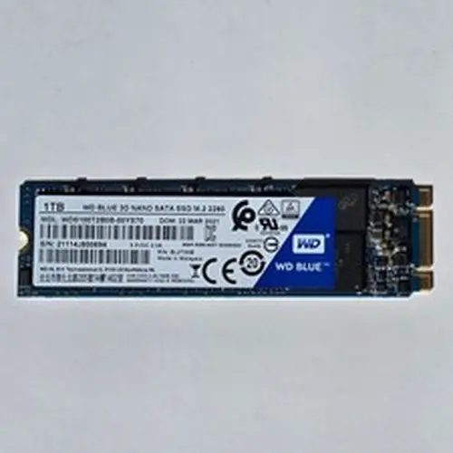 Western Digital 1TB WD Blue 3D NAND Internal PC SSD - SATA III, M.2 2280