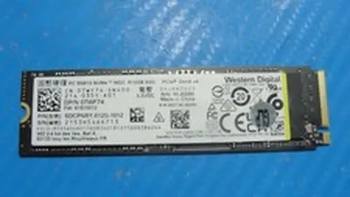 Dell 5420 Western Digital 512GB M.2 NVMe SSD Solid State SDCPNRY-512G-1012 7WF74
