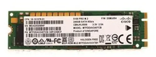 Cisco MTFDDAV240TCB 5100 PRO 240GB 6Gb/s SATA SSD P/N: 16-101076-01
