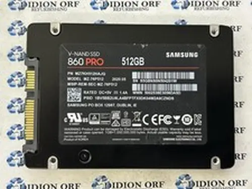 SAMSUNG 860 PRO 512GB 2.5" SATA SSD MZ-76P512, Grade B, SKU 26492