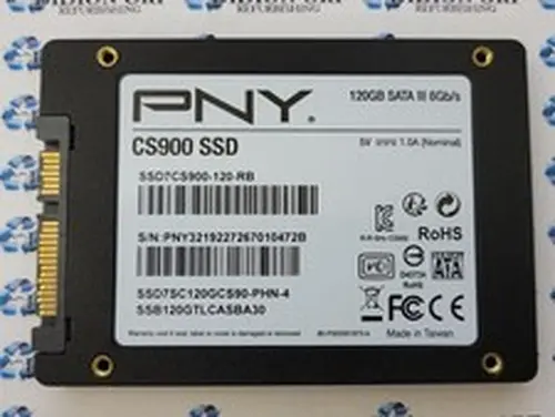 PNY 120GB 2.5" SATA SSD SSD7CS900-120-RB, Grade A+, SKU 13952