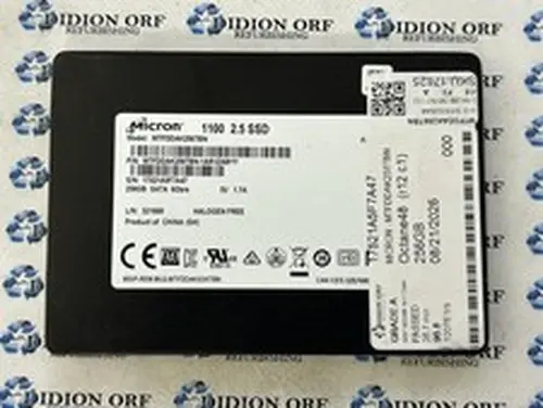 MICRON 256GB 2.5" SATA SSD MTFDDAK256TBN, Grade A, SKU 17625
