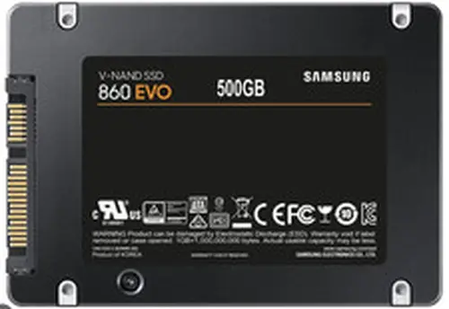 Samsung 860 EVO 500GB 2.5 Inch SATA III Internal SSD 82TB Written 87% Life Left