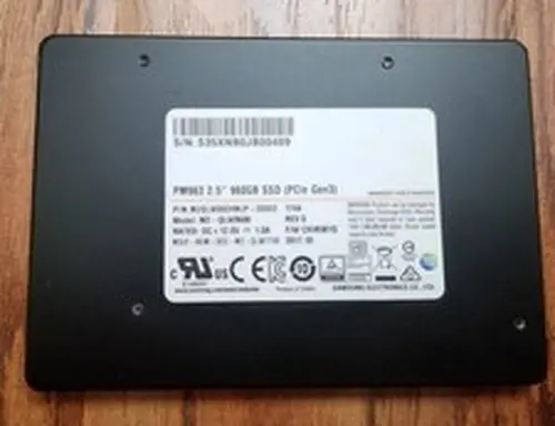 Samsung PM963 2.5" SSD 960GB NVMe PCIe 3.0 Gen3 x4 U.2 MZ-QLW9600 MZQLW960HMJP