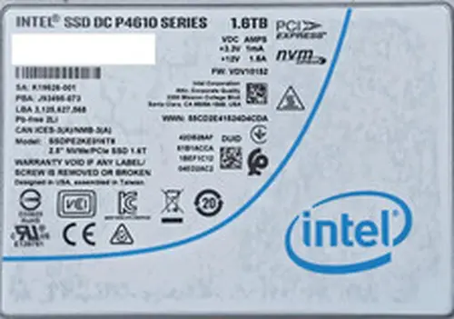 Intel DC P4610 1.6TB 2.5" NVMe U.2 SSD SSDPE2KE016T8 Enterprise Solid State!!