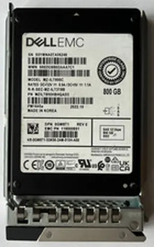 GW8T1 DELL EMC SAMSUNG 2.5" 800GB SAS 12Gbps SSD MZILT800HBHQAD3 0GW8T1 R640