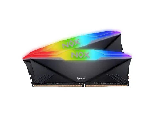 Apacer NOX RGB DDR4 16GB (2x8gb) 288-Pin PC RAM 3200 Desktop Memory Module