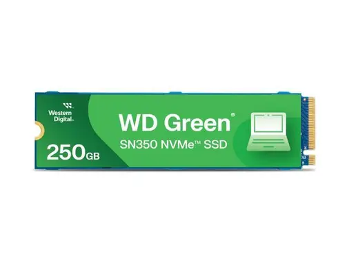 Western Digital WD Green SN350 NVMe M.2 2280 250GB PCI-Express 3.0 x4 Internal Solid State Drive (SSD) WDS250G2G0C