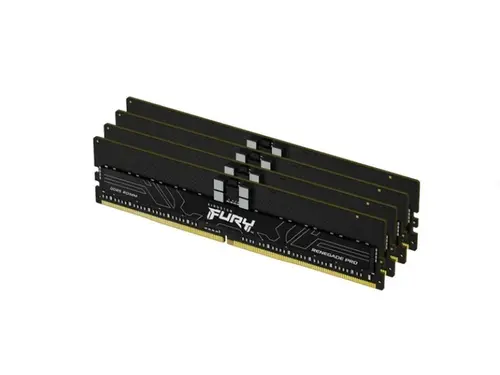 Kingston FURY Renegade Pro 64GB (4 x 16GB) DDR5 SDRAM Memory Kit - For Motherboard - 64 GB (4 x 16GB) - DDR5-6000/PC5-48000 DDR5 SDRAM - 6000 MHz...