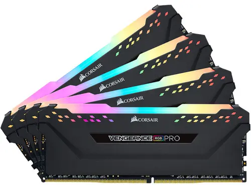 CORSAIR Vengeance RGB Pro 64GB (4 x 16GB) DDR4 3466 (PC4 27700) Desktop Memory Model CMW64GX4M4C3466C16