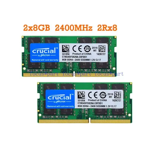 Crucial 8 GB Ram DDR4 2133 2400 2666 3200 MHz SO-DIMM 260-Pin Memory For Laptop 8GB