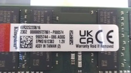Kingston 16GB DDR4-3200 SODIMM Laptop Memory – KVR32S22D8/16