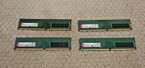 Lot of 4 Kingston 9905678-014 4 GB DDR4 2400MHz Ram Total of 16 GB