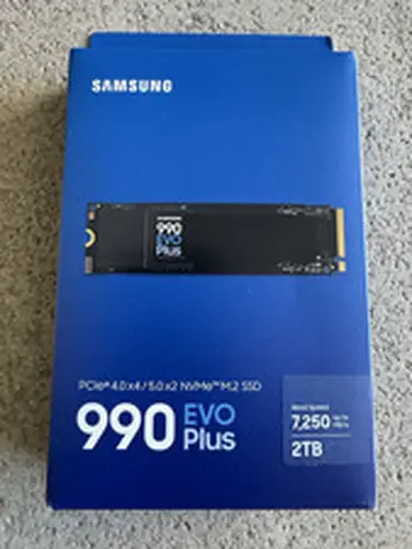SAMSUNG 990 EVO PLUS SSD 2TB, PCIe Gen 4x4 | Gen 5x2 M.2 2280 (MZ-V9S2T0B/AM)