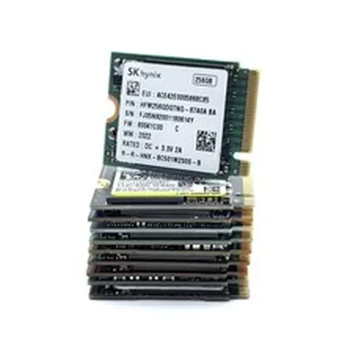 Lot of 10: 256GB 2230 M.2 NVMe PCIe SSD major brands 20%-80% health