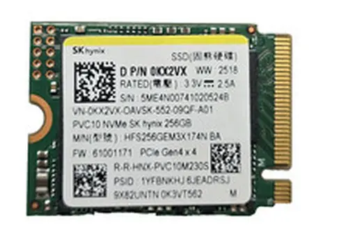 SK Hynix PVC10 256GB 2230 - M.2 NVME Gen 4x4 SSD HFS256GEM3X174N- 100% Health