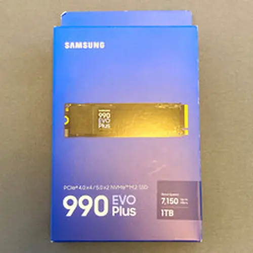 Samsung 990 EVO Plus 1TB M.2 NVMe PCIe Internal SSD 7150/6300 MZ-V9S1T0B