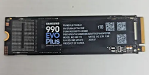 Samsung 990 EVO Plus 1TB NVMe SSD M.2 2280 PCIe Gen 4.0 5.0 7150MB/s Internal