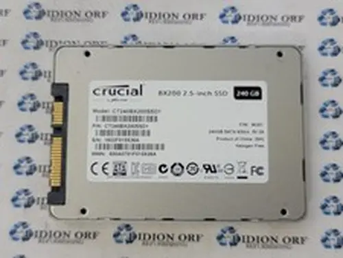 CRUCIAL 240GB 2.5" SATA SSD CT240BX200SSD1, Grade A+, SKU 20007