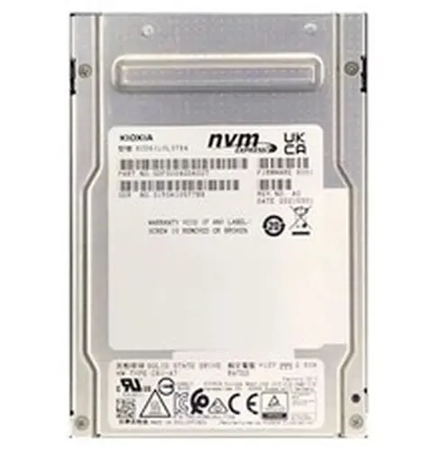 KIOXIA CD6 3.84TB 2.5" U.2 PCIe KCD61LUL3T84 SSD Solid State Drive 90+% Health